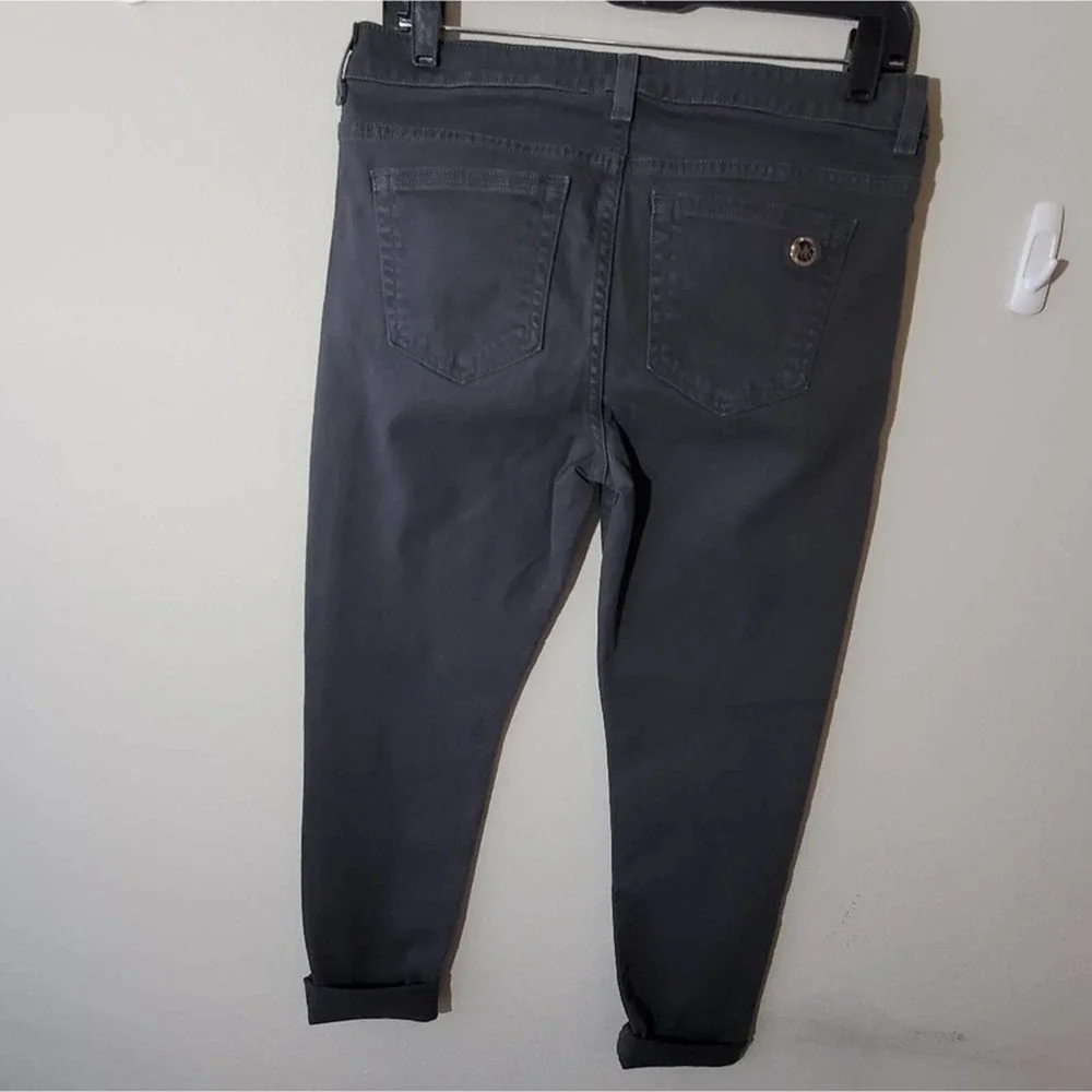 Michael Kors skinny high rise rolled cuff‎ jeans 4
